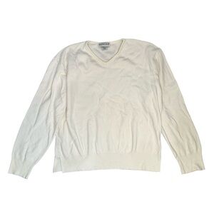 Merona White V-neck Sweater